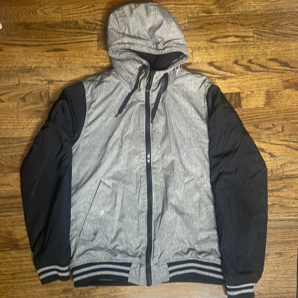 Grey & black jacket